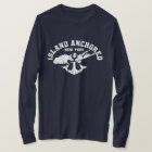 ISLAND ANCHORED - Navy Blue T-Shirt