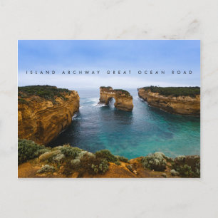 Island Archway on the Great Ocean Road, Australia Postcard