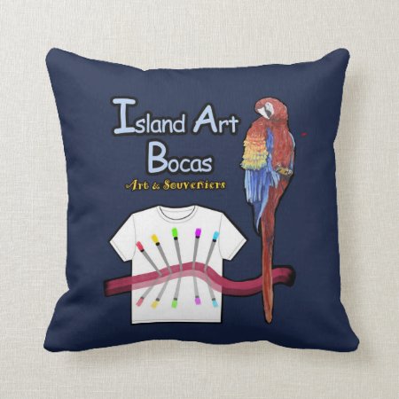 Island Art Bocas Custom Pillow