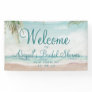 Island Breeze Painted Beach Bridal Shower Welcome Banner