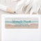 Island Breeze Painted Beach Wedding Return Address