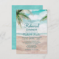Island Breeze Sandy Beach Wedding Rehearsal Dinner