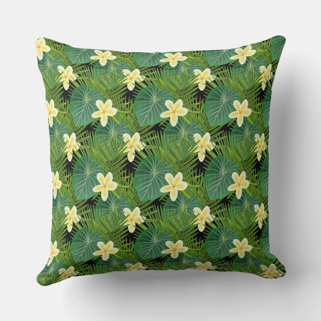 Island Breeze Throw Pillow (Back)