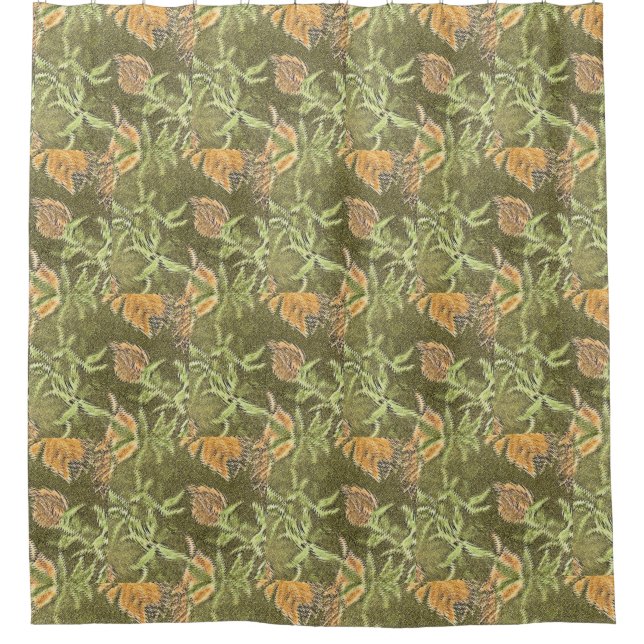 Island Browns  Shower Curtain (Front)