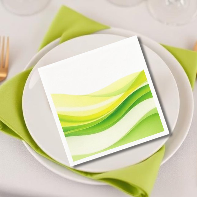 Island Citrus Green and Yellow Napkins (Island Citrus Green and Yellow Napkins)