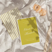 Island Citrus Old Money Wedding Save the Date
