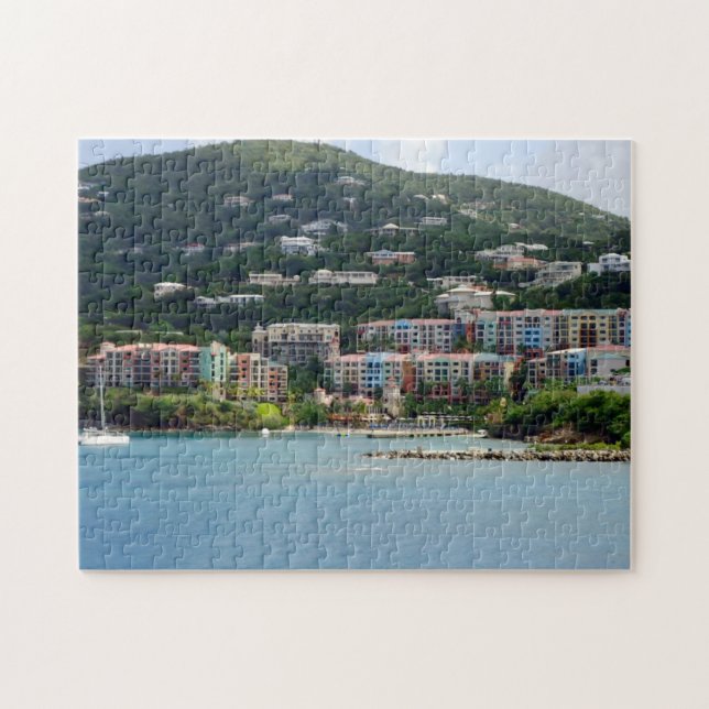 Island Color Jigsaw Puzzle (Horizontal)
