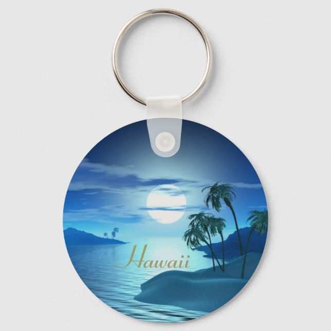 island cove-Hawaii Keychain (Front)