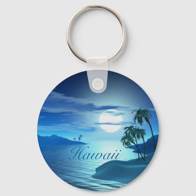 island cove-Hawaii Keychain (Front)