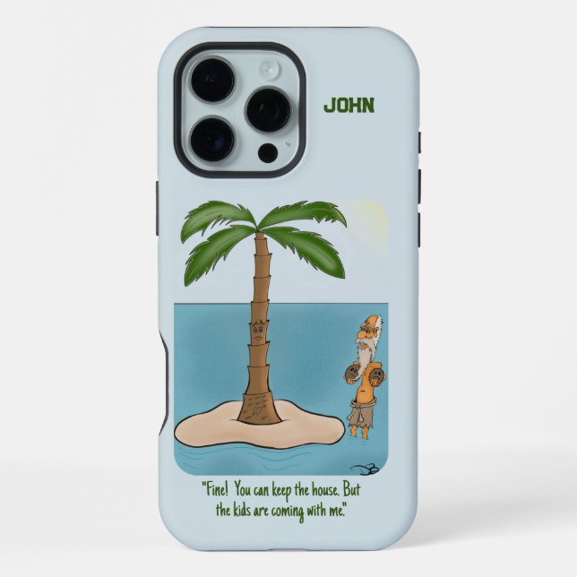 Island Divorce Iphone Case (Back)
