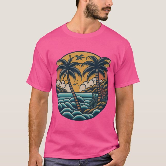 Island Escape  T-Shirt (Front)
