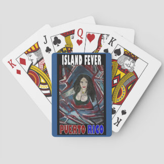 ISLAND FEVER PRINT POKER CARDS