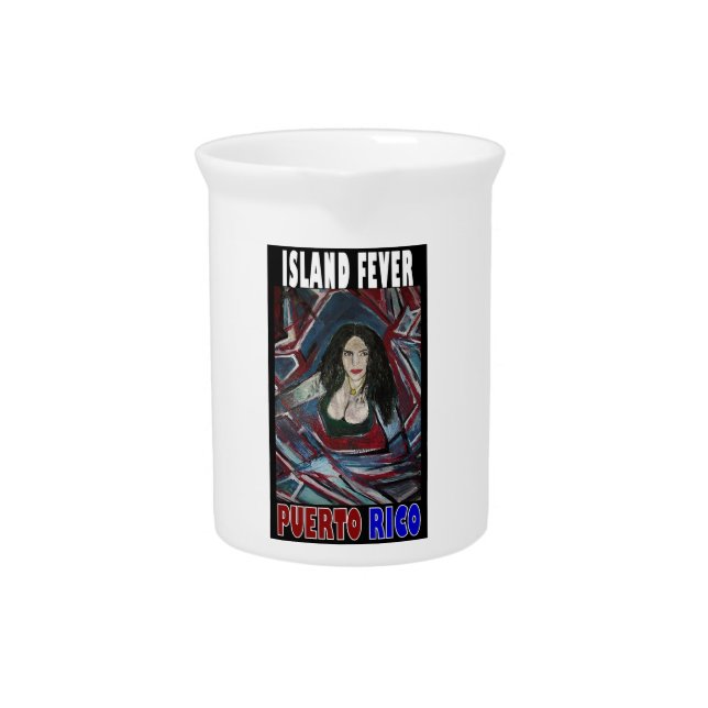 ISLAND FEVER PUERTO RICO DRINK PITCHER (Front)