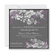Island Floral (lilac) Elegant Wedding Invitation