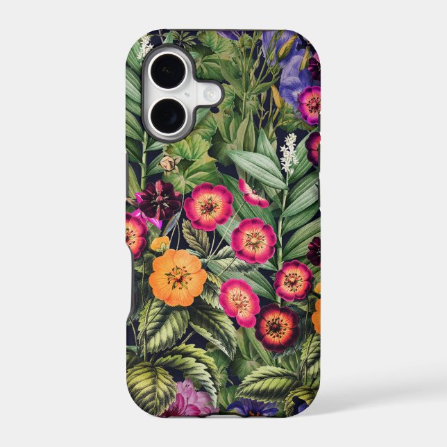 Island Floral Pink Meadow Case-Mate iPhone Case (Back)