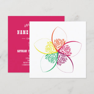 island flower invitation