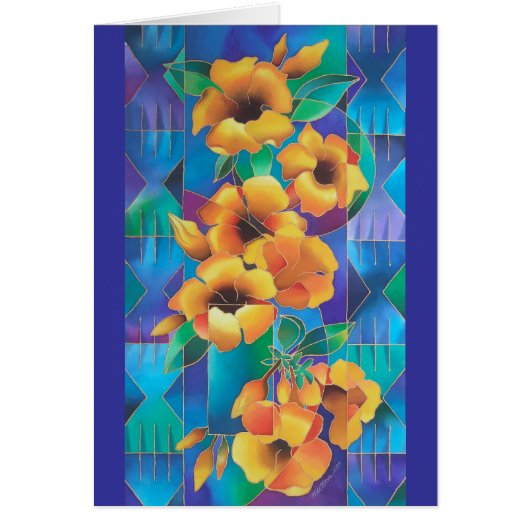 "ISLAND FLOWERS ~ ALLAMANDA" (Front)