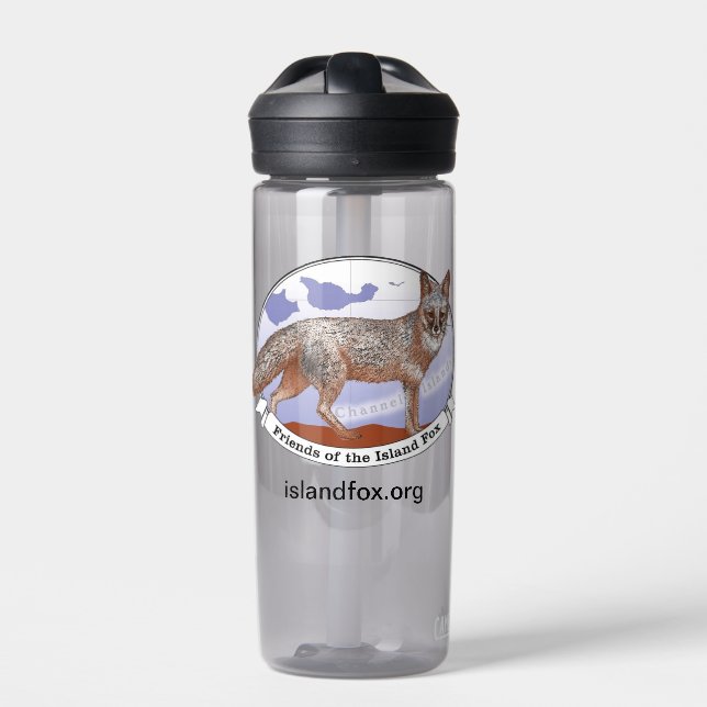 Island Fox Logo CamelBak® Water Bottle 20 oz (Front)
