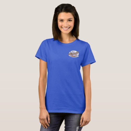 Island Fox Small Logo Womens Short Sleeve T_shirt