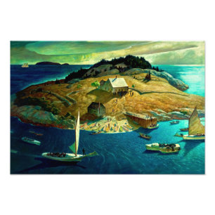 Island Funeral, 1939 by Newell Convers Wyeth Photo Print
