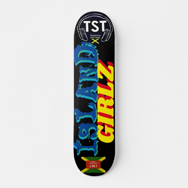 ISLAND GIRLZ Skateboard, 7¾" Deck (Front)