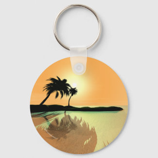Island Gold Keychain