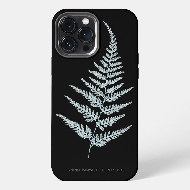 Island Goldback Fern, Pityrogramma chrysophylla Iphone Case (Back)
