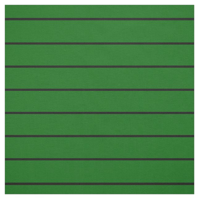 Island green/black pin striped design/pattern fabric (Swatch)
