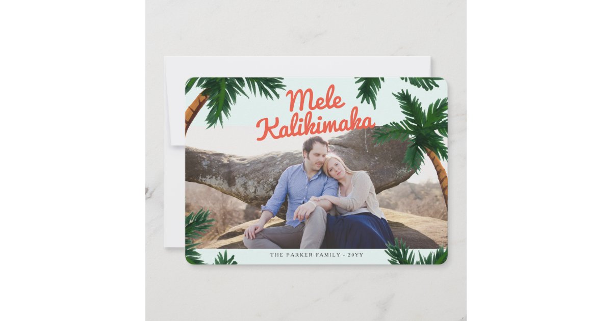 Greetings card Island Greeting Holiday Photo Card | Zazzle.com