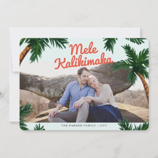 Island Greeting Holiday Photo Card Zazzle