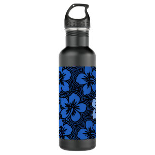 Island Hibiscus Hawaiian Stainless Steel Water Bottle