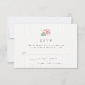 Island Hibiscus RSVP Card (Front)