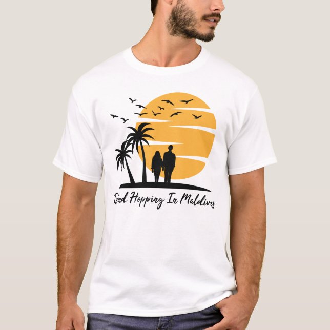 Island Hopping in Maldives T-Shirt (Front)