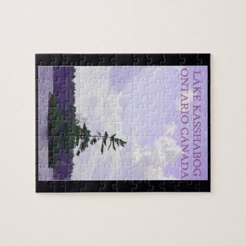 Island in Northern Lake jigsaw puzzle