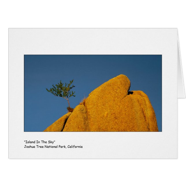 " Island In The Sky " Cards (Front Horizontal)