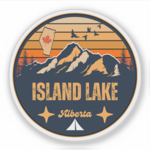 Island Lake, Alberta Sticker