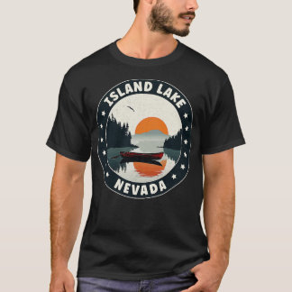 Island Lake Nevada Sunset T-Shirt