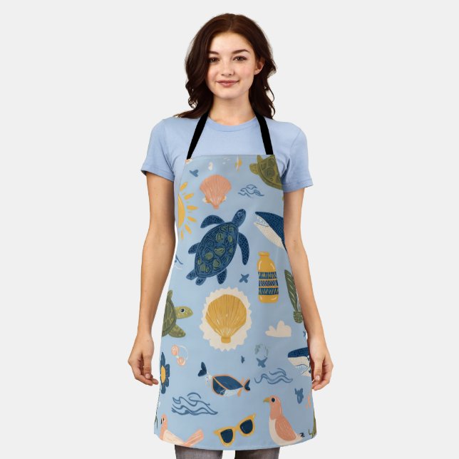 Island Life All-Over Print Apron Gift (Worn)