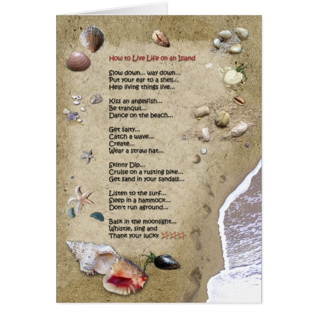 Island Life Cards (Front)