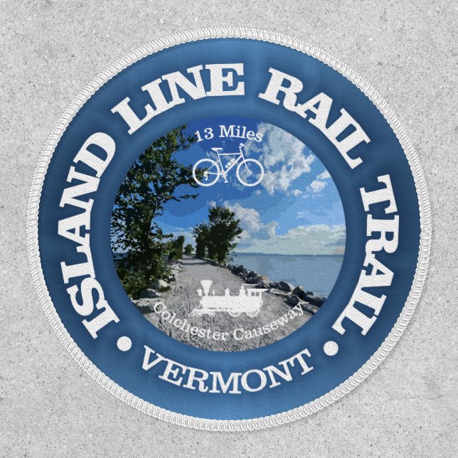 Island Line Rail Trail (cycling c) Patch (Front)