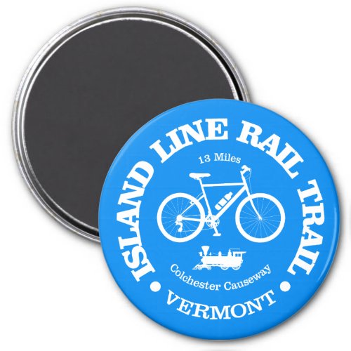 Island Line Rail Trail cycling Magnet