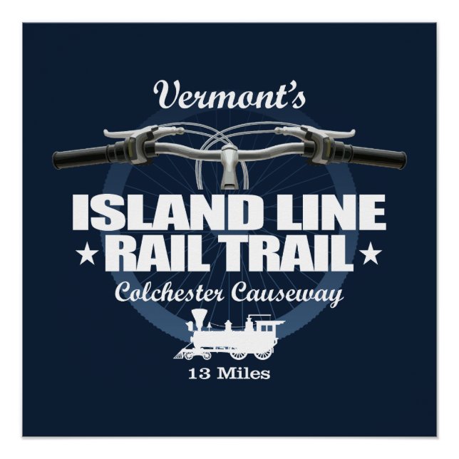 Island Line Rail Trail (H2) Poster (Front)