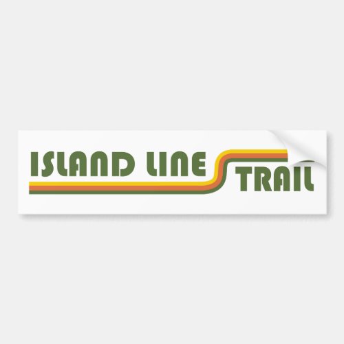 Island Line Trail Bumper Sticker