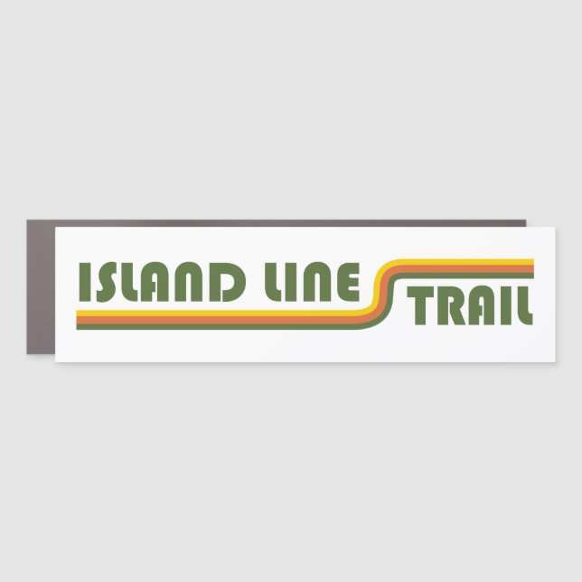 Island Line Trail Car Magnet (Front)