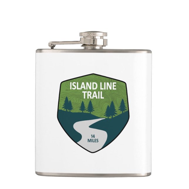 Island Line Trail Flask (Front)