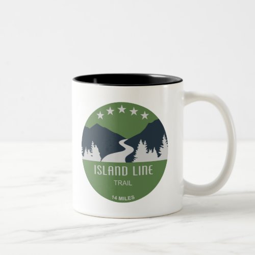 Island Line Trail Two_Tone Coffee Mug