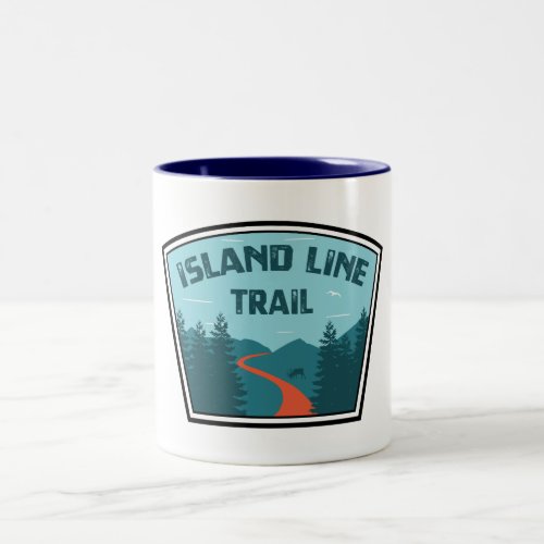 Island Line Trail Two_Tone Coffee Mug