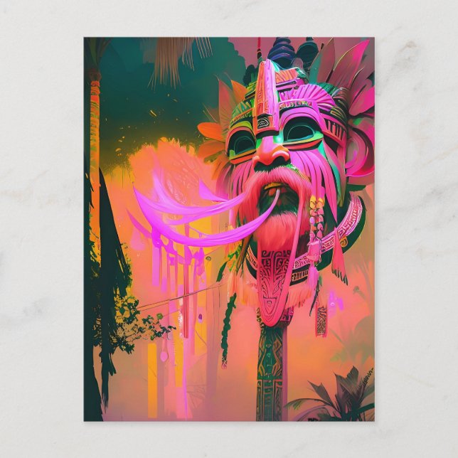 Island Magic in the Air Ken Gage Tropical Postcard (Front)