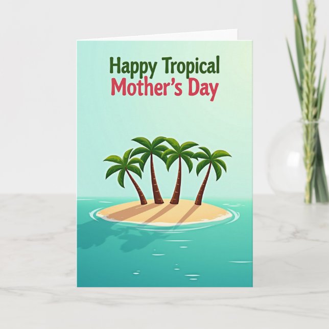 Island Mothers Day Card (Front)