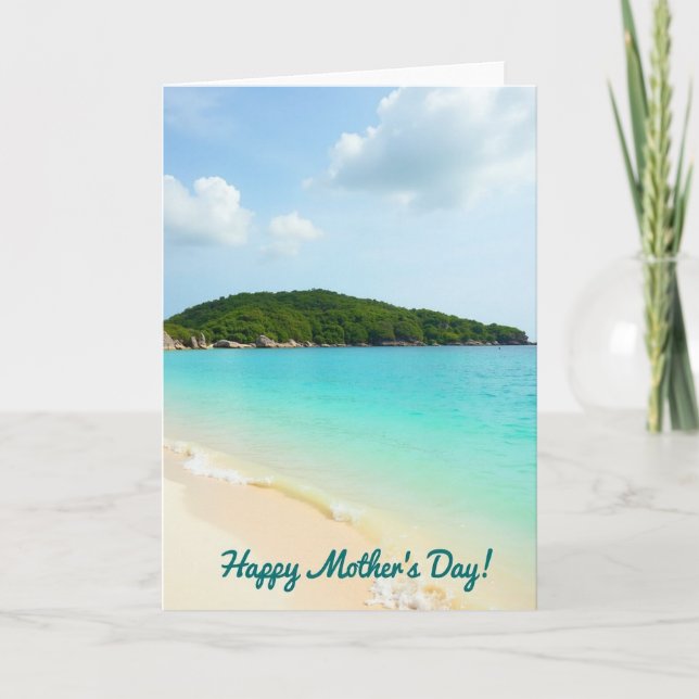 Island Mothers Day Scene Card (Front)